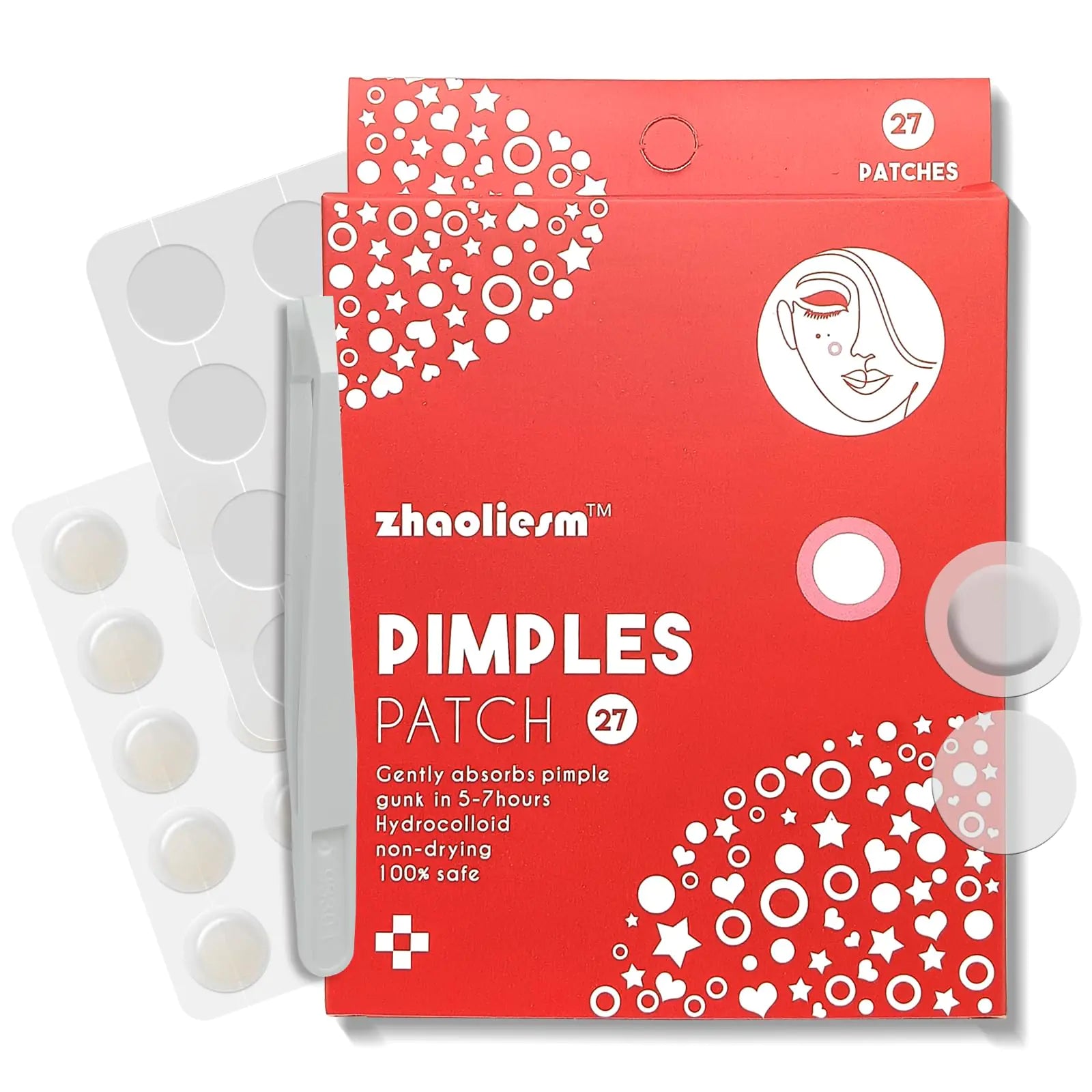 Invisible Hydrocolloid Pimple Patches